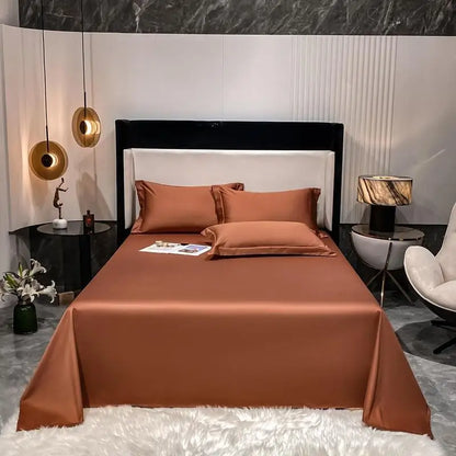 Premium Hotel Quality 1Pc Flat Sheet or pillow cases 1000TC Egyptian Cotton, Luxury Bedding Wrinkle, Stain and Fade Resistant - Homevalley.co.uk