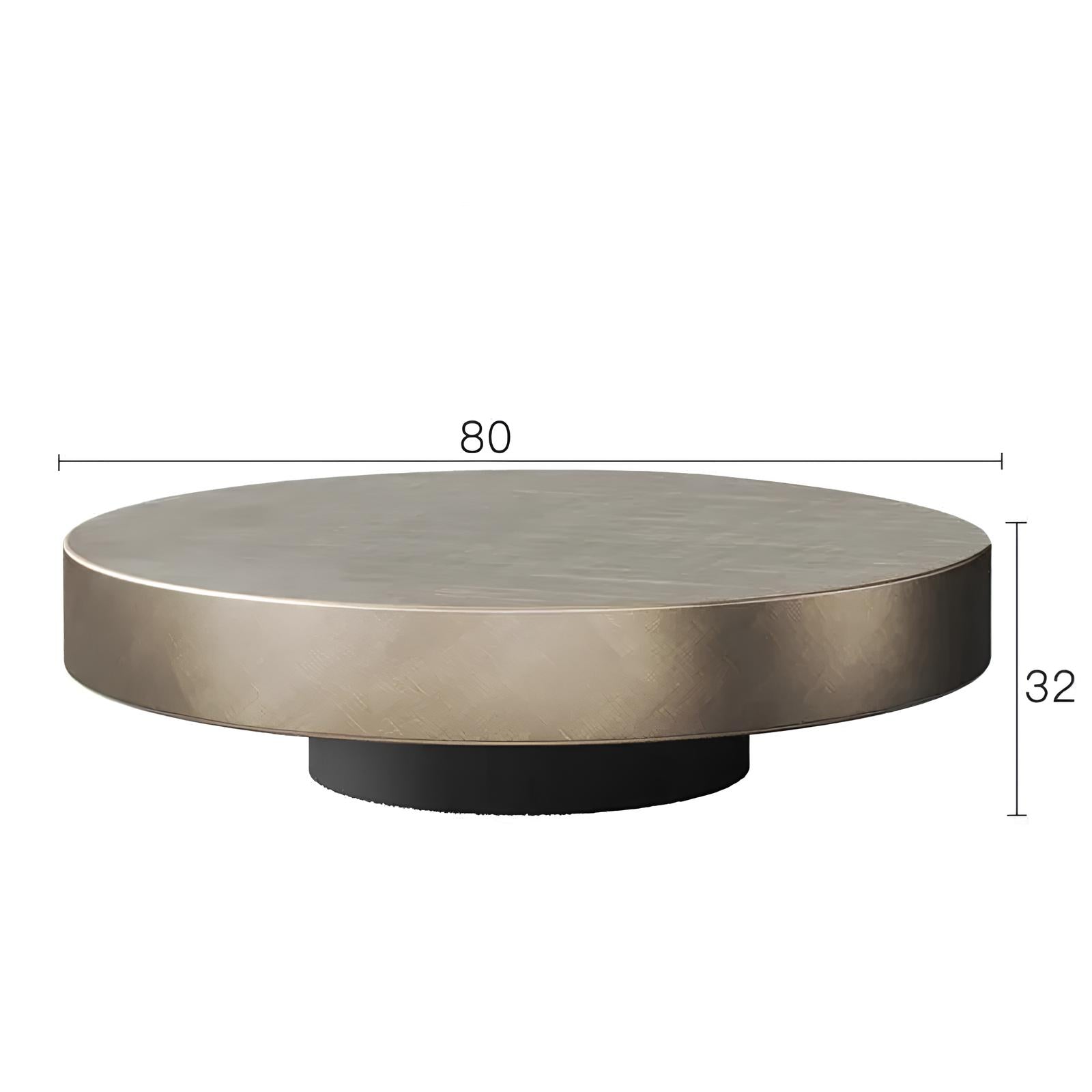 Premium Stainless Steel Round Coffee Tables - Luxurious Tempered Glass Side Table set - Homevalley.co.uk