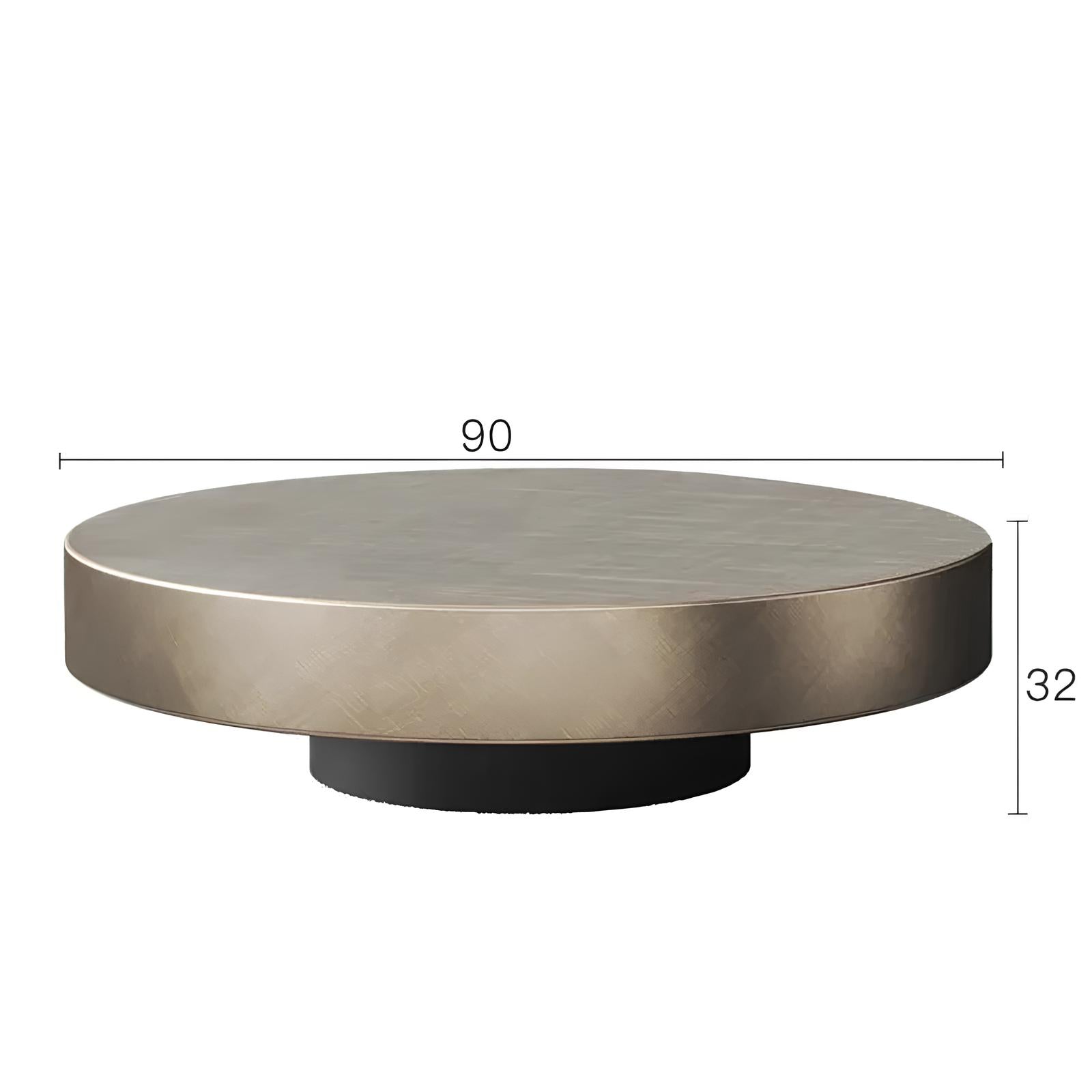 Premium Stainless Steel Round Coffee Tables - Luxurious Tempered Glass Side Table set - Homevalley.co.uk