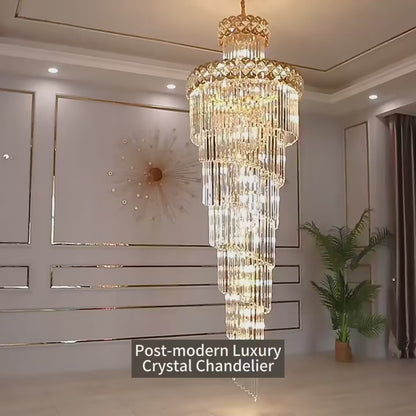 Exquisite Luxury Staircase Crystal Chandelier