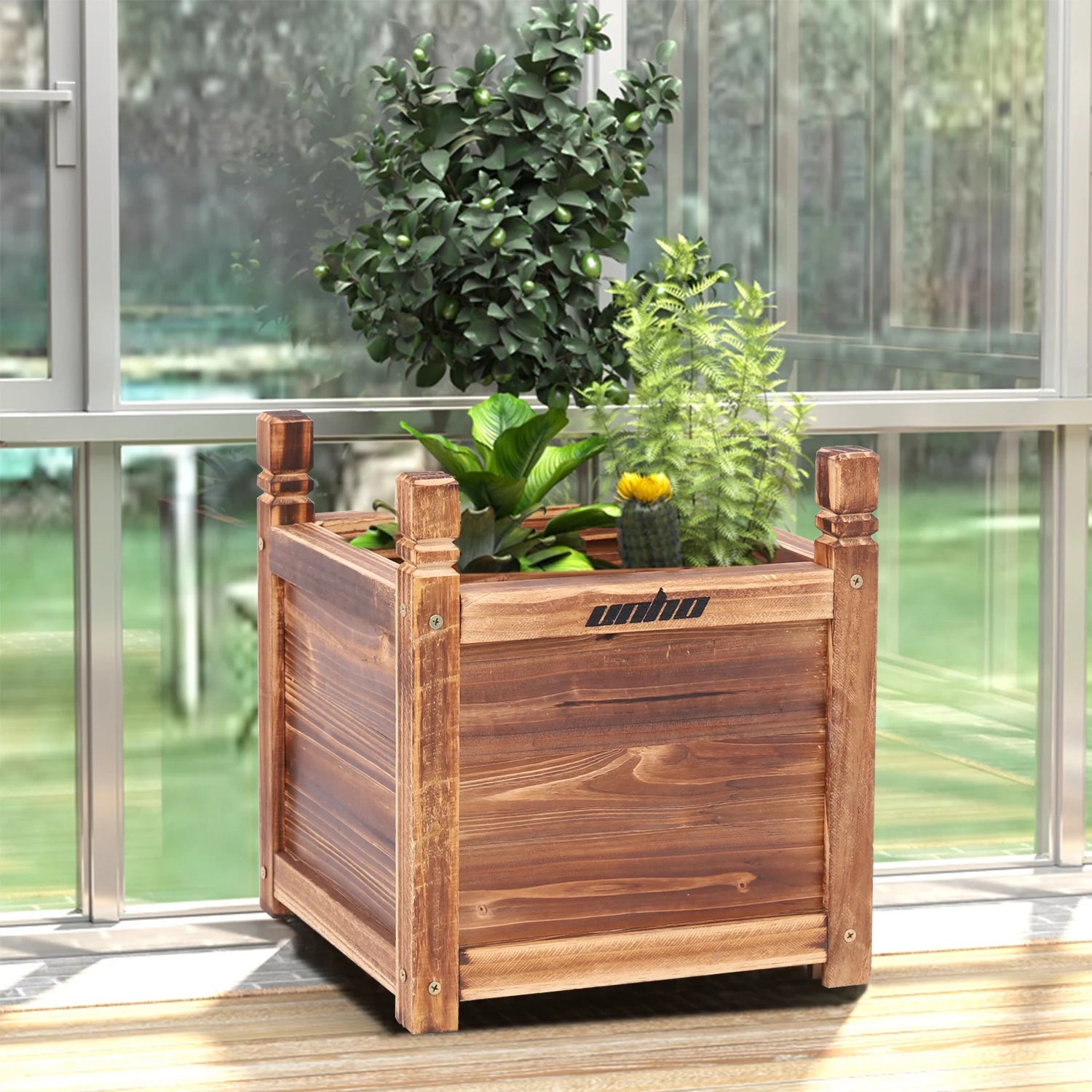 Raised Garden Flower Box - Homevalley.co.uk