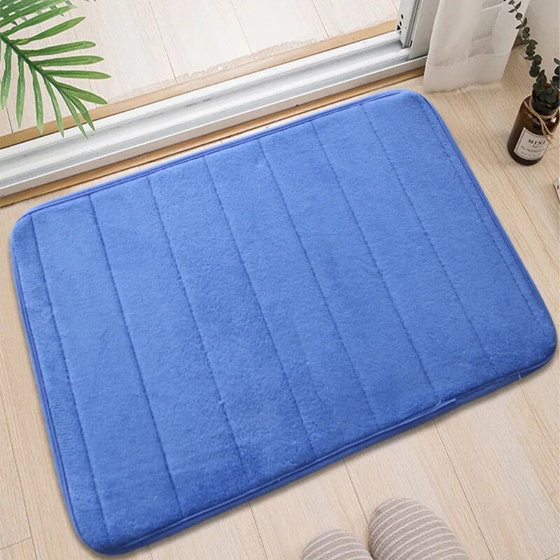 Raised Paver Bathroom Rug Non-Slip Memory Foam – Stylish, Soft, and Safe for Your Bathroom - Homevalley.co.uk