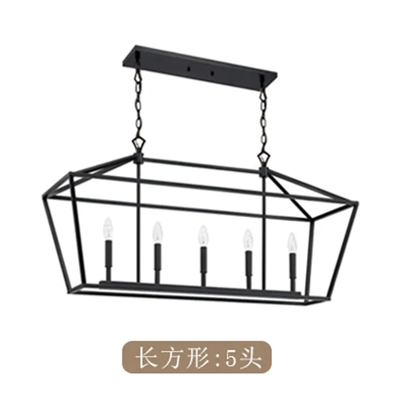 Rectangular Industrial Style Ceiling Lamp - Homevalley.co.uk