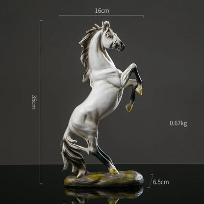 Resin Horse Sculpture Statue Ornament - Homevalley.co.uk