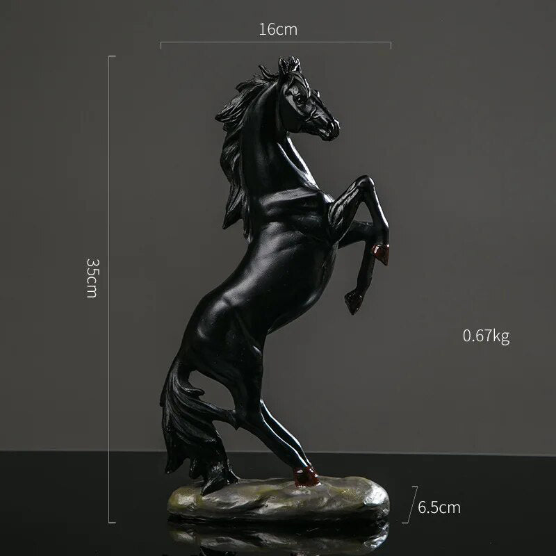 Resin Horse Sculpture Statue Ornament - Homevalley.co.uk