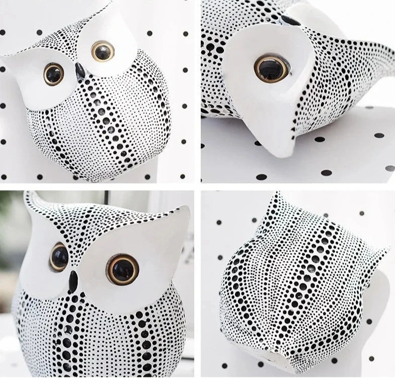 Resin Owl Figurine - Homevalley.co.uk