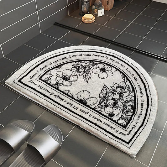 Retro Bathroom Plush Carpet – Soft, Stylish, and Comfortable for Your Home - Homevalley.co.uk