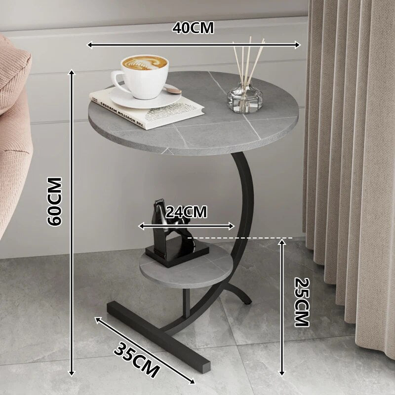 Round Small Side Table - Homevalley.co.uk