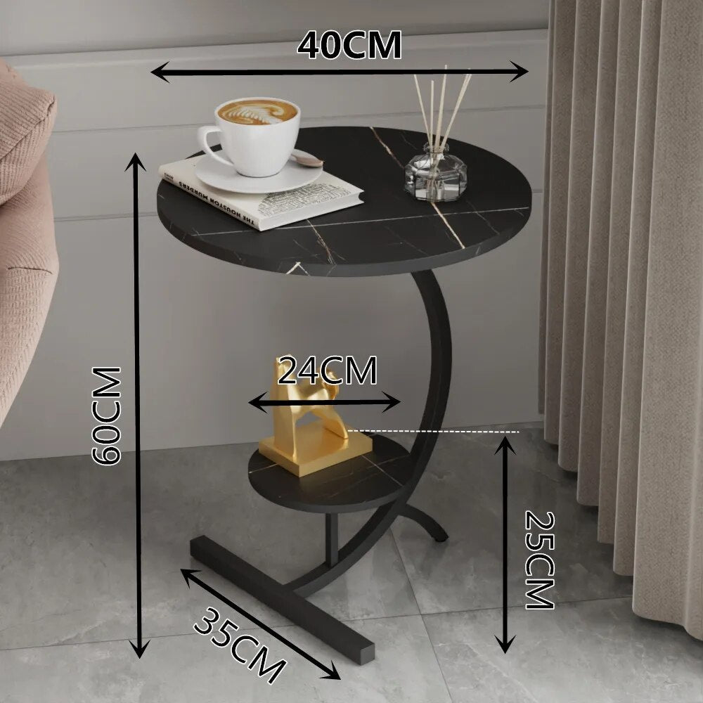 Round Small Side Table - Homevalley.co.uk