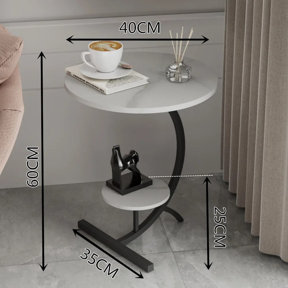 Round Small Side Table - Homevalley.co.uk