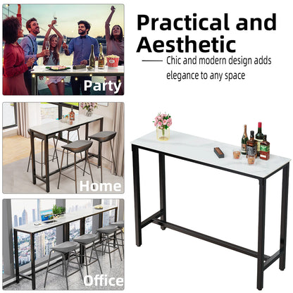Sintered Stone High Top Table - Homevalley.co.uk