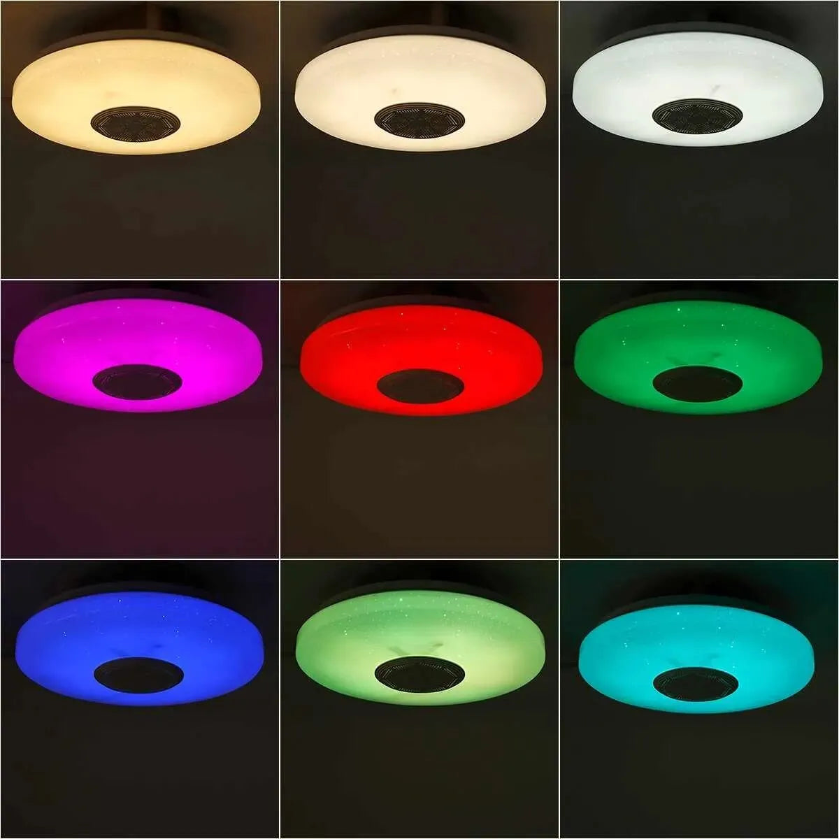 Smart Ceiling Lamp Bluetooth Music Light With Remote Control - Homevalley.co.uk
