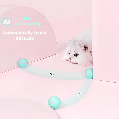 Smart Rotating Automatic Electric Cat Ball Toy - Homevalley.co.uk