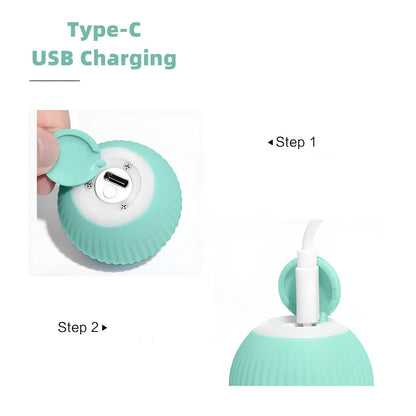 Smart Rotating Automatic Electric Cat Ball Toy - Homevalley.co.uk