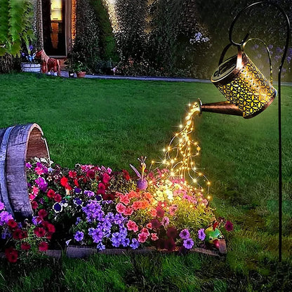 Solar LED enchanted watering can garden light - Homevalley.co.uk