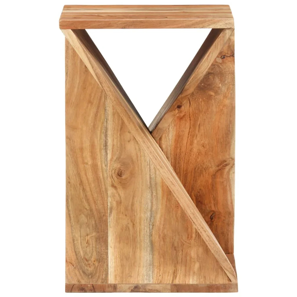 Solid Acacia Wood Coffee End Side Table - Homevalley.co.uk