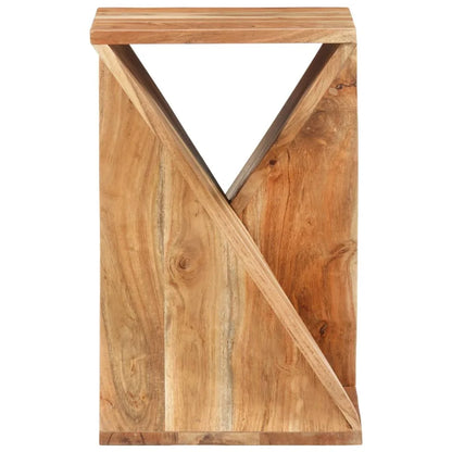 Solid Acacia Wood Coffee End Side Table - Homevalley.co.uk