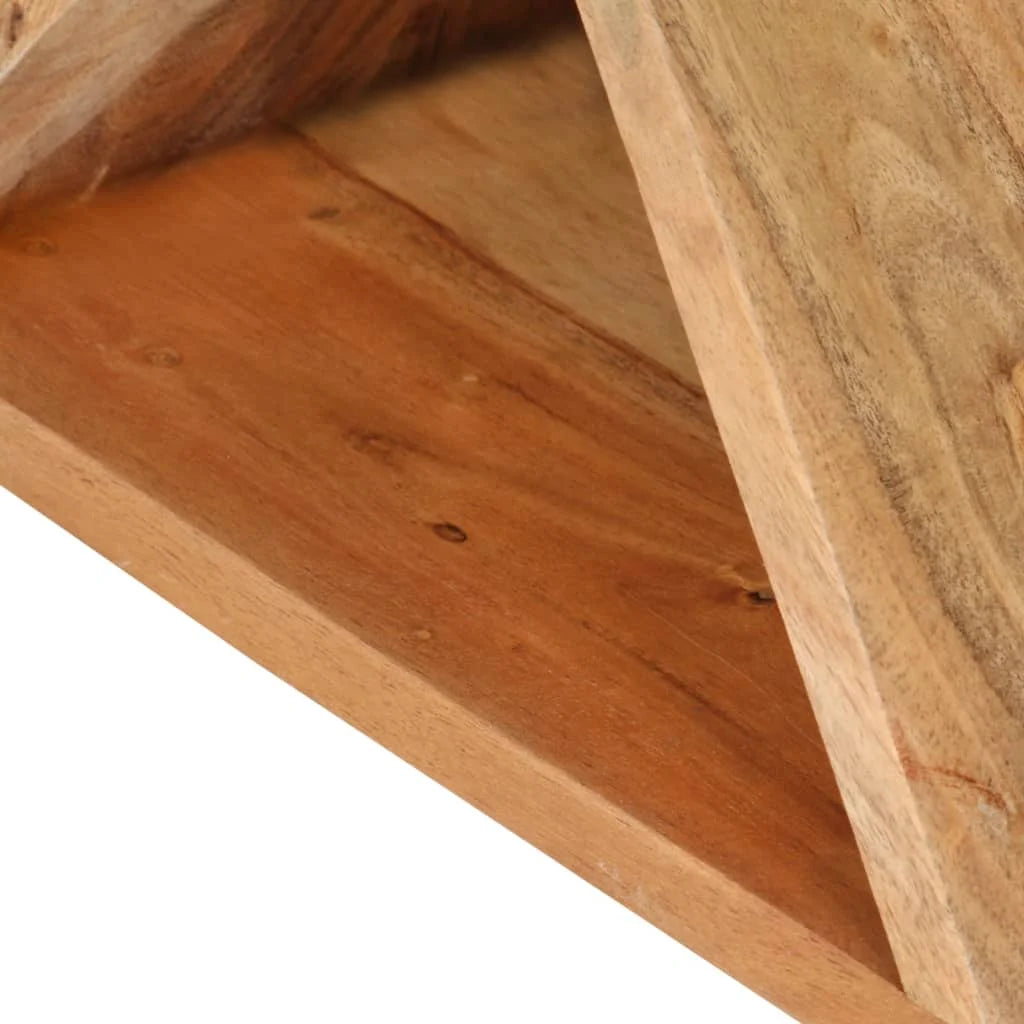 Solid Acacia Wood Coffee End Side Table - Homevalley.co.uk