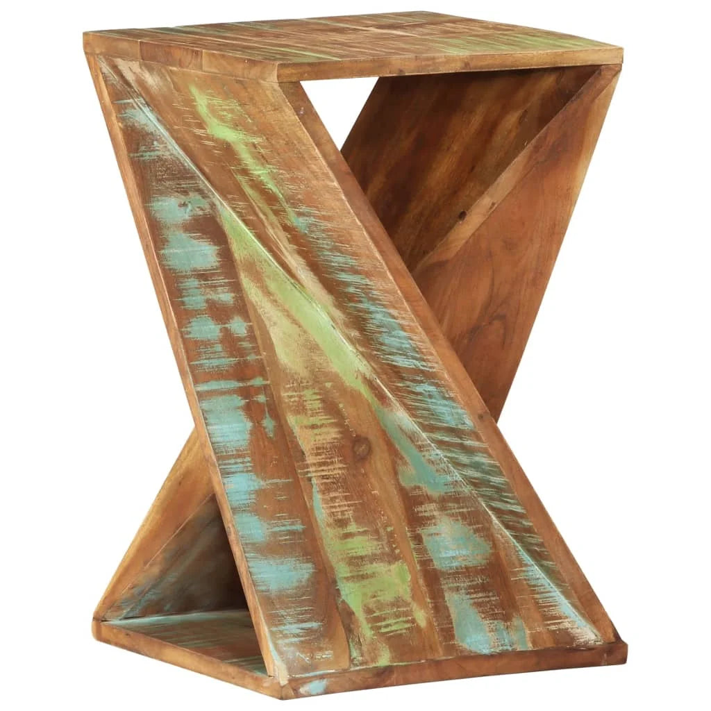 Solid Acacia Wood Coffee End Side Table - Homevalley.co.uk
