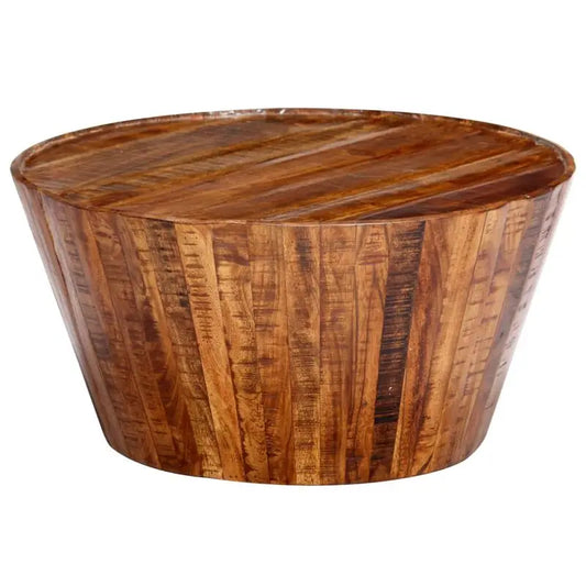 Solid raw mango wood coffee table - Homevalley.co.uk