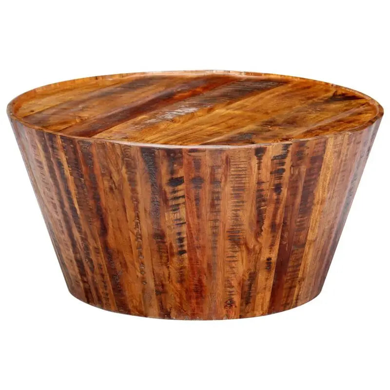 Solid raw mango wood coffee table - Homevalley.co.uk