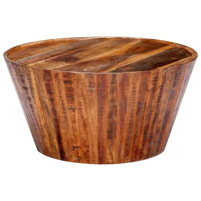 Solid raw mango wood coffee table - Homevalley.co.uk