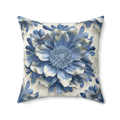 Spun Polyester Square Pillow - Homevalley.co.uk