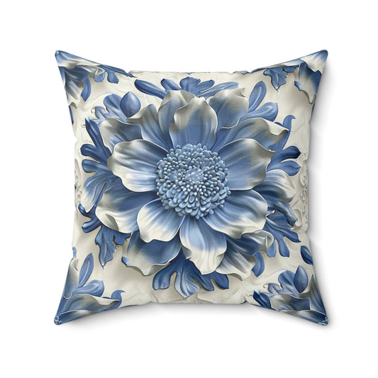 Spun Polyester Square Pillow - Homevalley.co.uk