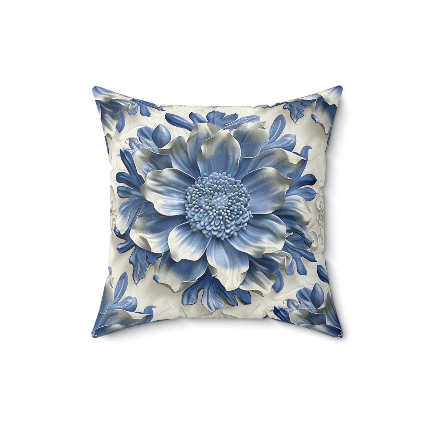 Spun Polyester Square Pillow - Homevalley.co.uk