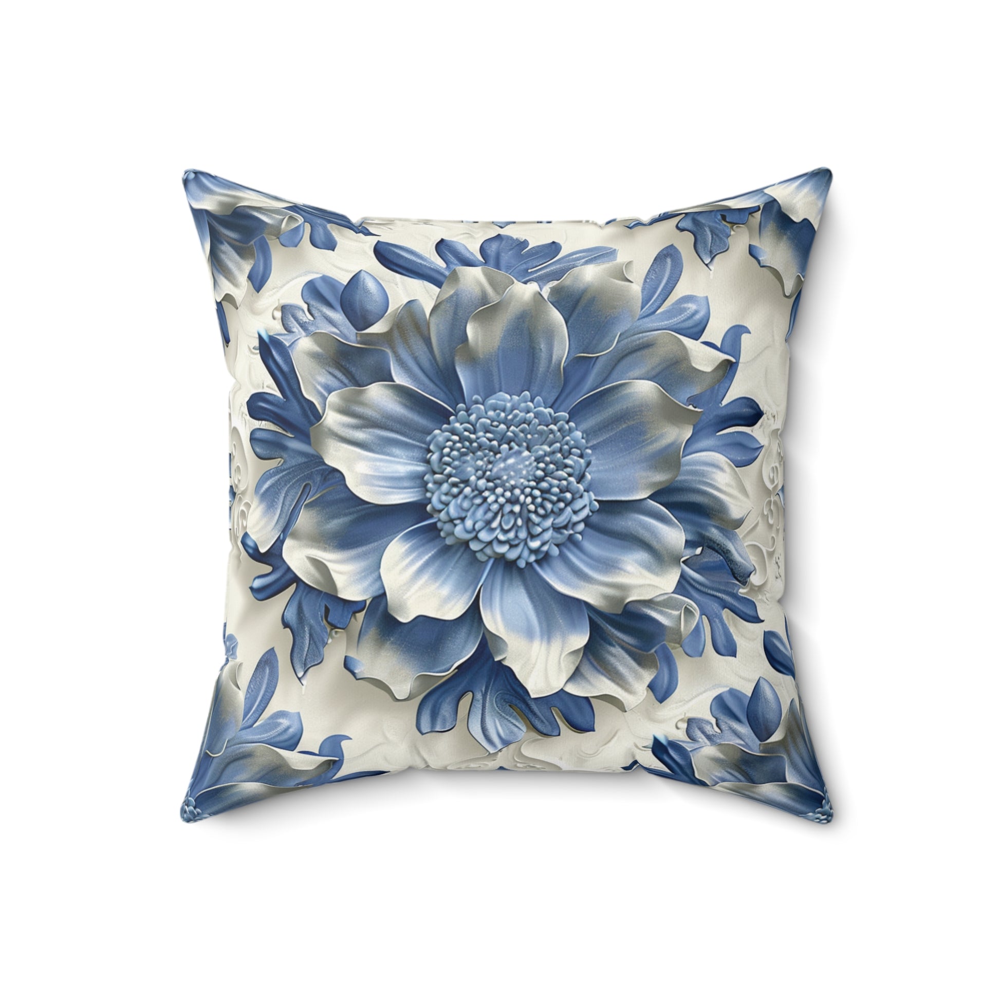 Spun Polyester Square Pillow - Homevalley.co.uk