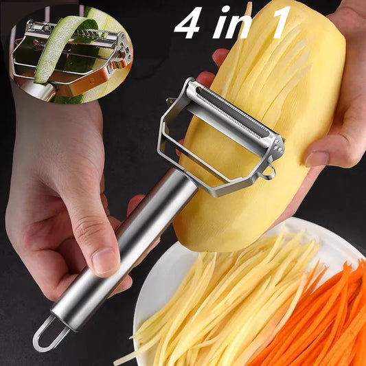 Stainless Steel Multifunctional Vegetable Fruit Peeler - Homevalley.co.uk