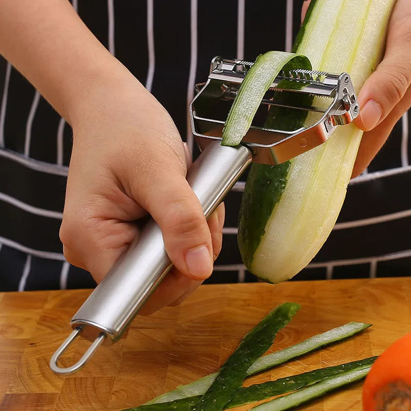 Stainless Steel Multifunctional Vegetable Fruit Peeler - Homevalley.co.uk