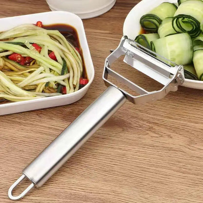 Stainless Steel Multifunctional Vegetable Fruit Peeler - Homevalley.co.uk