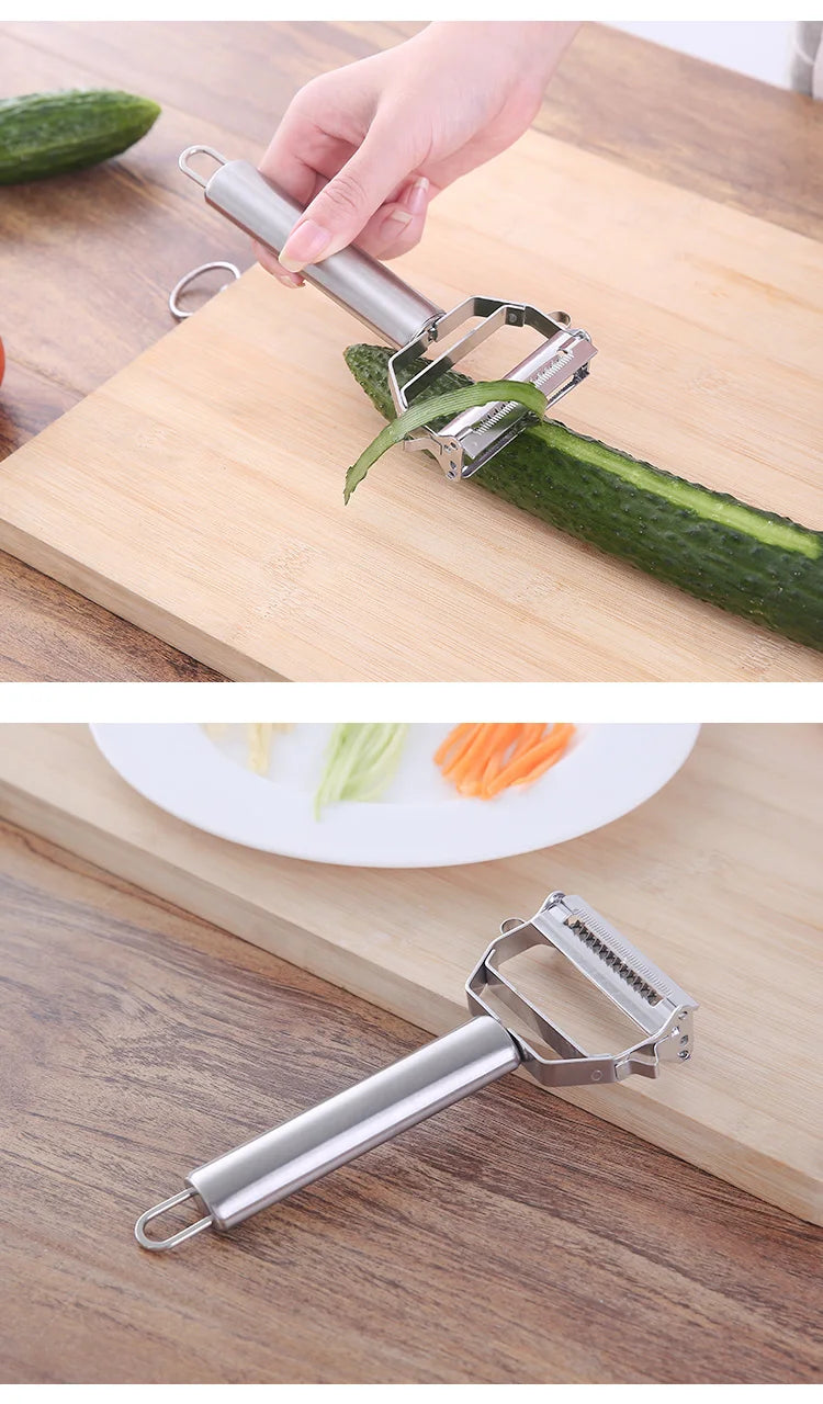 Stainless Steel Multifunctional Vegetable Fruit Peeler - Homevalley.co.uk