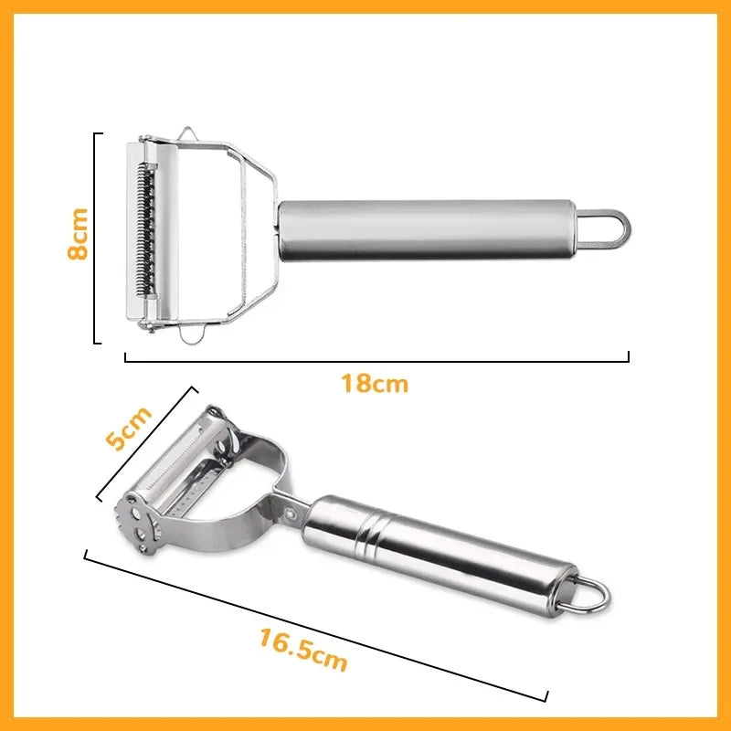 Stainless Steel Multifunctional Vegetable Fruit Peeler - Homevalley.co.uk