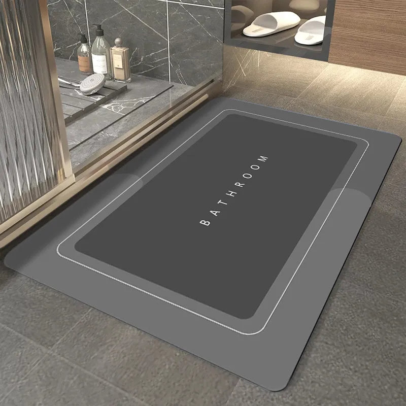 Super Absorbent Non-Slip Bathroom Mat – Quick-Drying and Safe for Wet Floors - Homevalley.co.uk