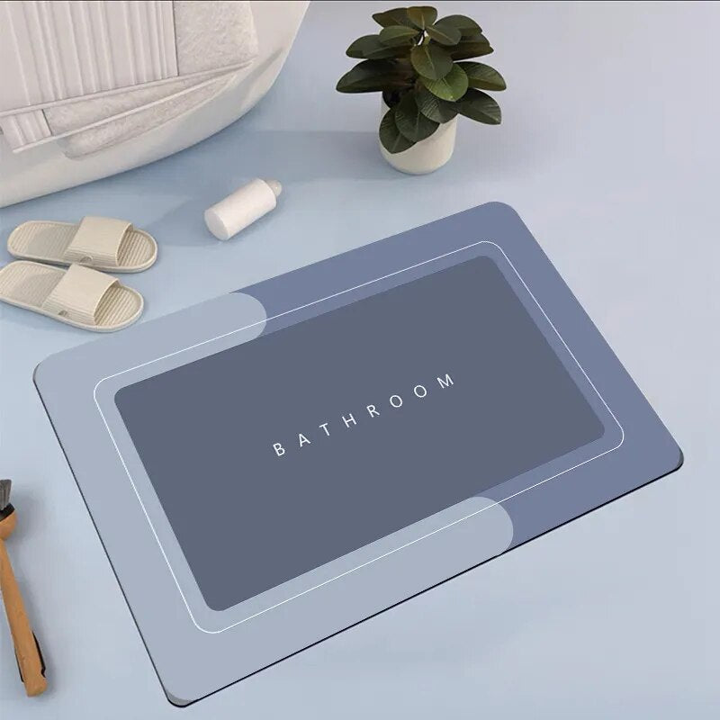 Super Absorbent Non-Slip Bathroom Mat – Quick-Drying and Safe for Wet Floors - Homevalley.co.uk