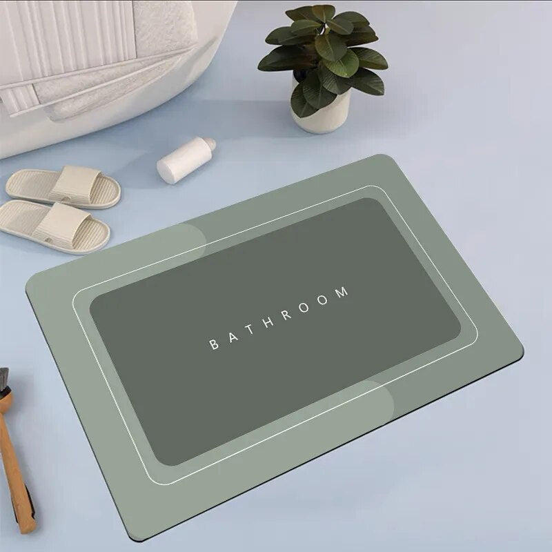 Super Absorbent Non-Slip Bathroom Mat – Quick-Drying and Safe for Wet Floors - Homevalley.co.uk
