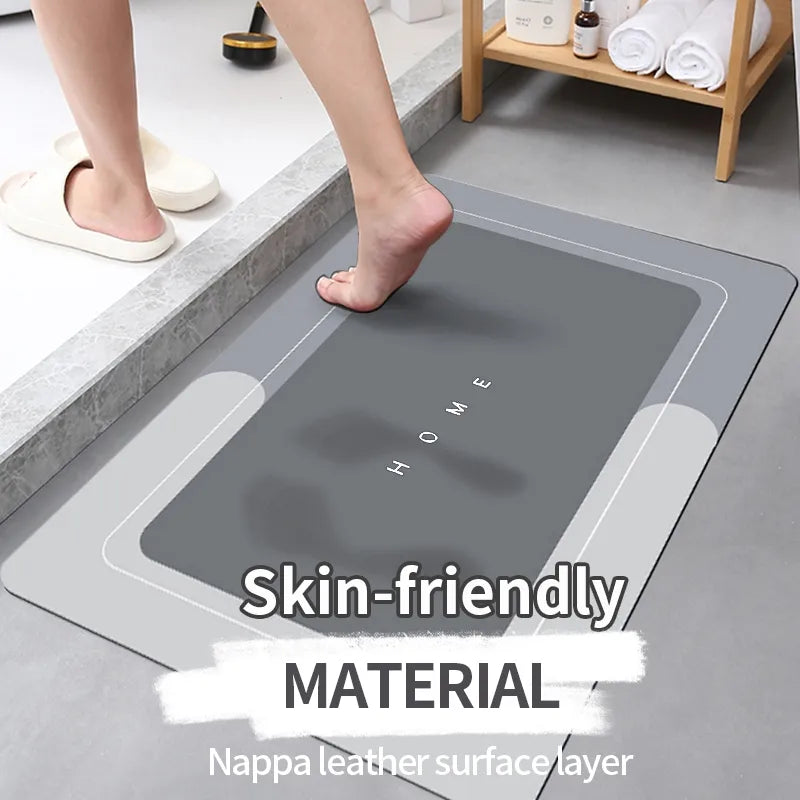 Super Absorbent Non-Slip Bathroom Mat – Quick-Drying and Safe for Wet Floors - Homevalley.co.uk