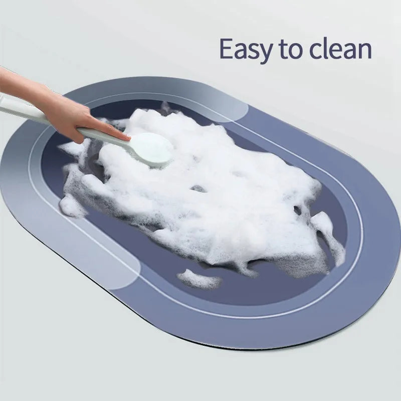 Super Absorbent Non-Slip Bathroom Mat – Quick-Drying and Safe for Wet Floors - Homevalley.co.uk