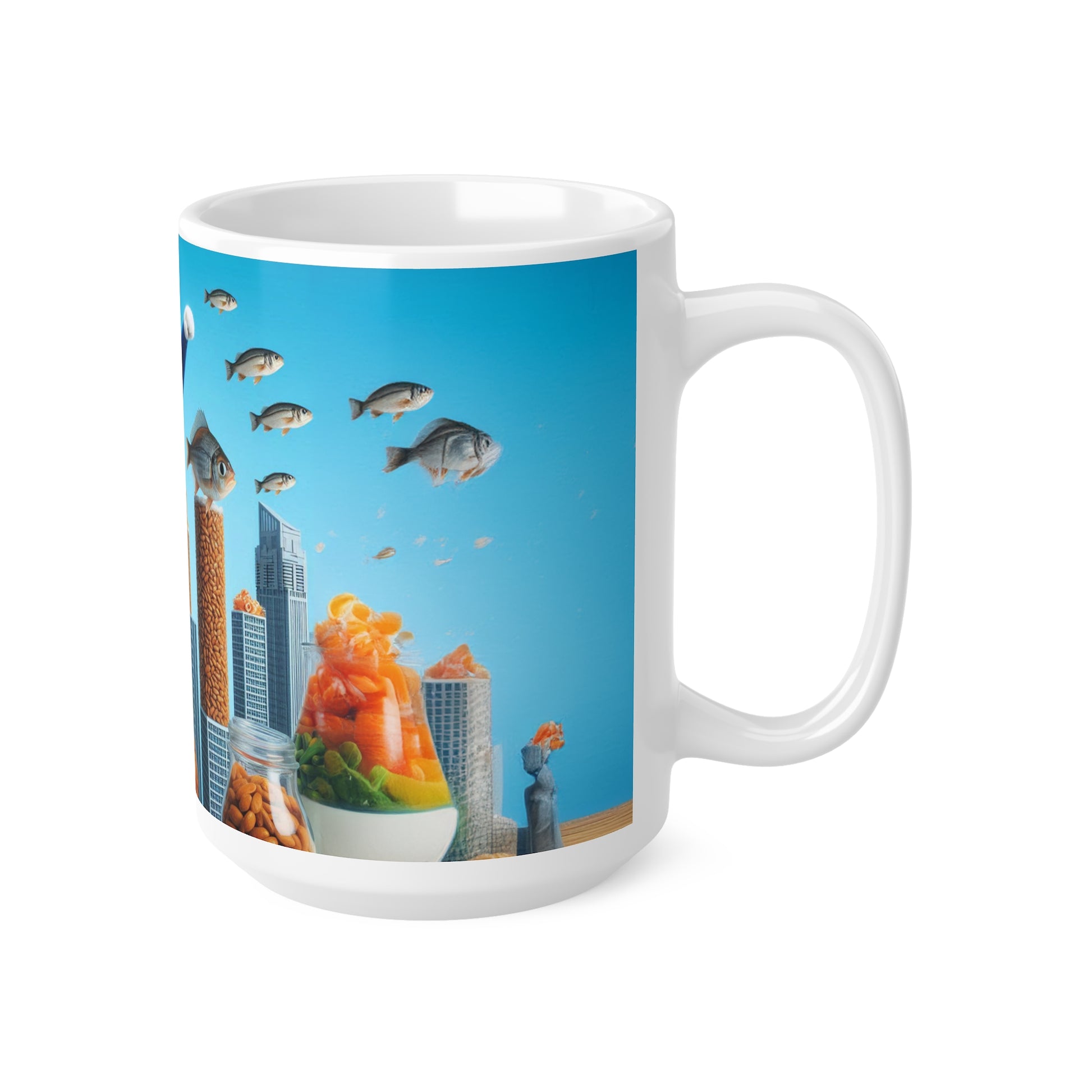 Super Man, Super Cat, Funny Cat Coffee Mug, Funny Pets Coffee Cup, 11oz, 15oz - Homevalley.co.uk