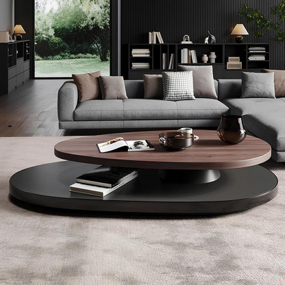 Swivel Oval Coffee Table - Homevalley.co.uk