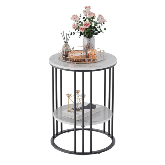 Tall Frame Nightstand Coffee Side End Accent Table - Homevalley.co.uk