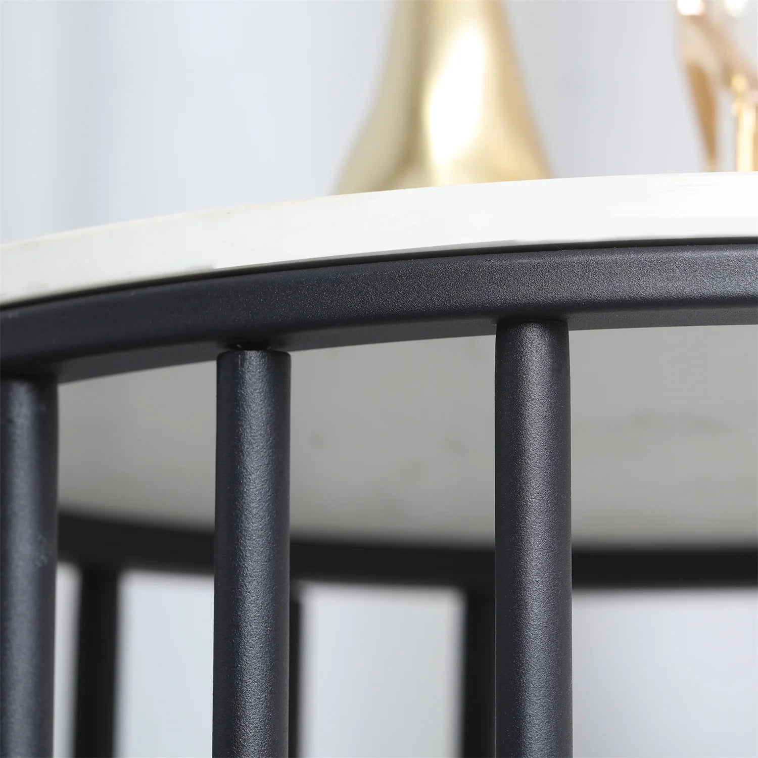 Tall Frame Nightstand Coffee Side End Accent Table - Homevalley.co.uk
