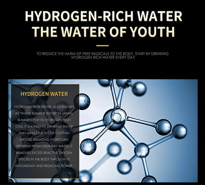 The 8th Generation 5000ppb SPE PEM High Concentration Hydrogen Ionizer Water Bottle - Homevalley.co.uk