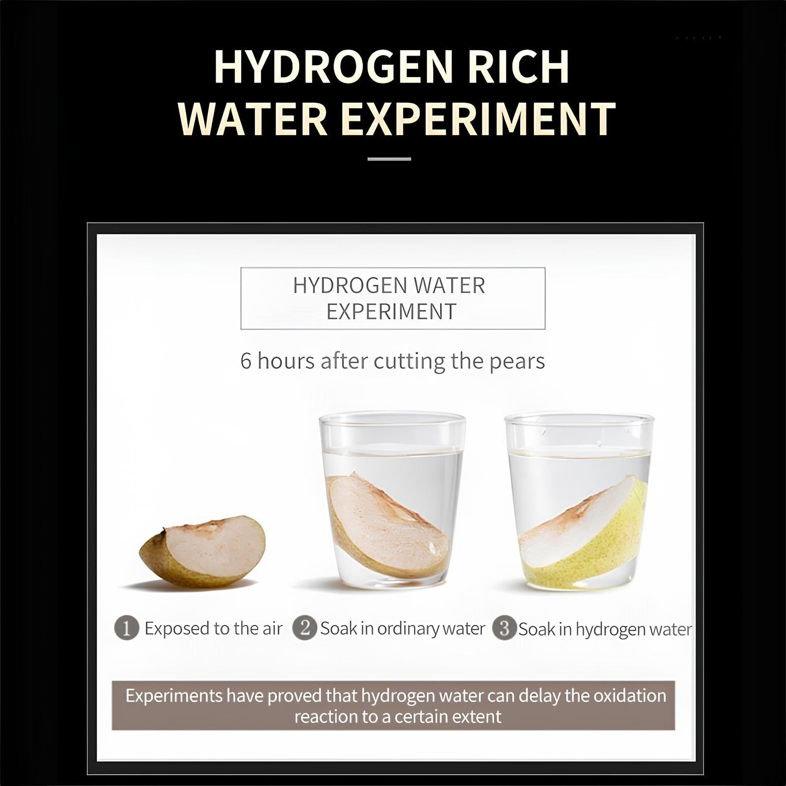 The 8th Generation 5000ppb SPE PEM High Concentration Hydrogen Ionizer Water Bottle - Homevalley.co.uk