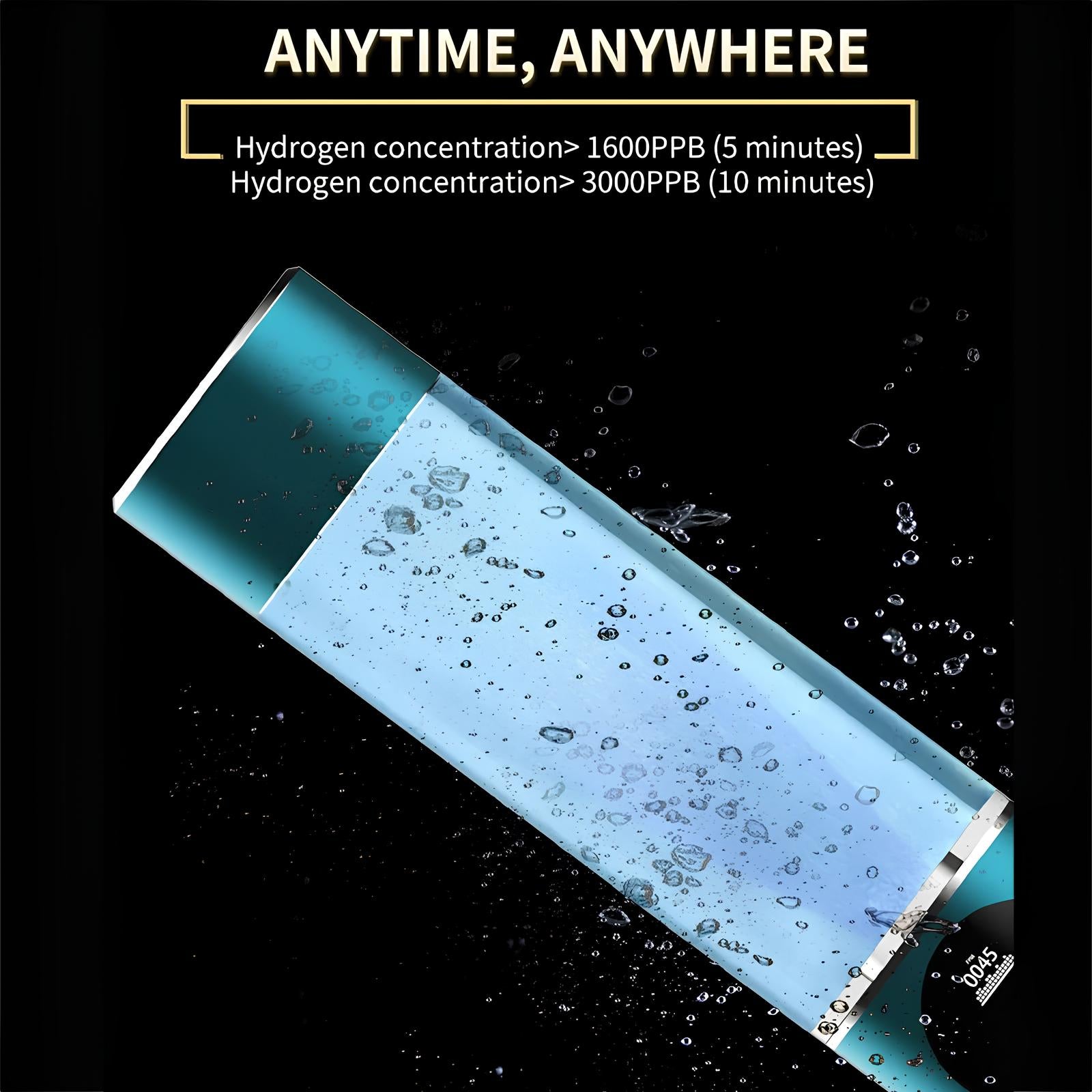 The 8th Generation 5000ppb SPE PEM High Concentration Hydrogen Ionizer Water Bottle - Homevalley.co.uk