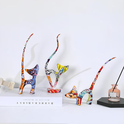Three Kittens Resin Figurine Ornaments - Homevalley.co.uk