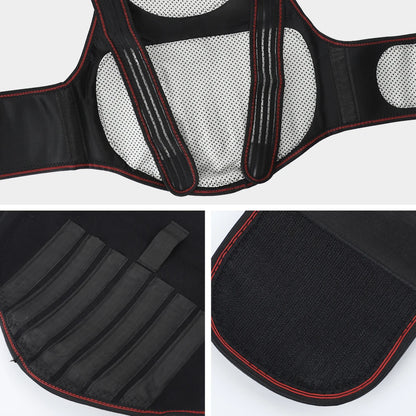 Tourmaline Magnetic Self-Heating Thermal Vest, Waist Brace, Lumbar Pad, Corset, Pain Relief - Homevalley.co.uk