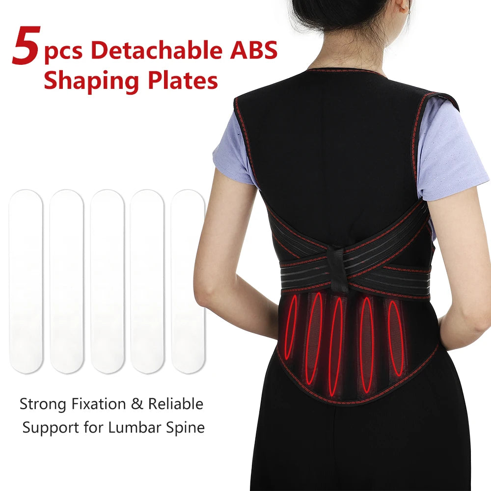 Tourmaline Magnetic Self-Heating Thermal Vest, Waist Brace, Lumbar Pad, Corset, Pain Relief - Homevalley.co.uk